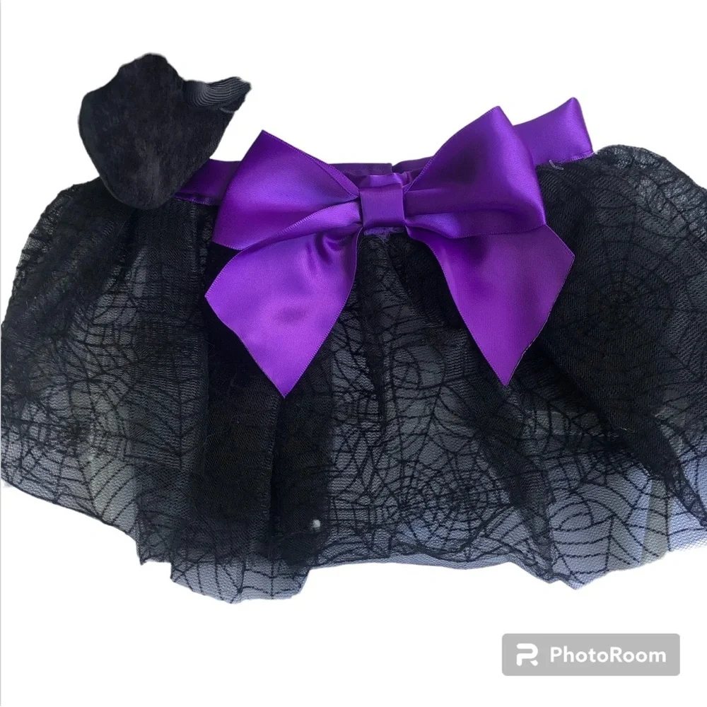 NWT witch Halloween costume Hat Tutu L